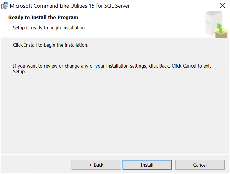 Install Microsoft Command Line Utilities 