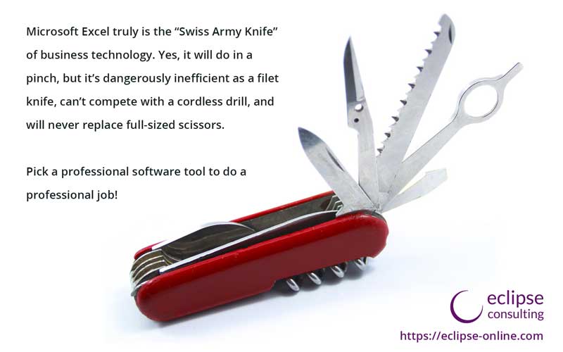 Microsoft excel swiss army knife