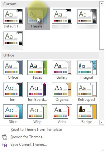 Microsoft Word Styles Themes and Templates