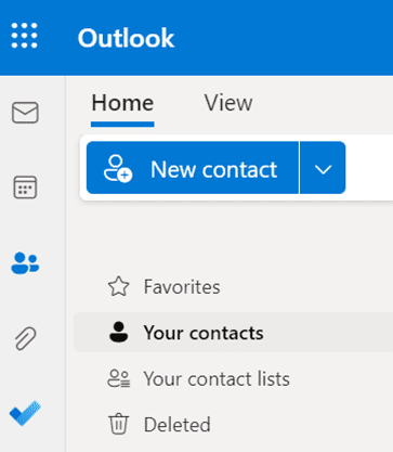 outlook contacts 1
